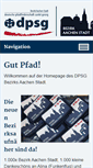 Mobile Screenshot of dpsg-aachen.de